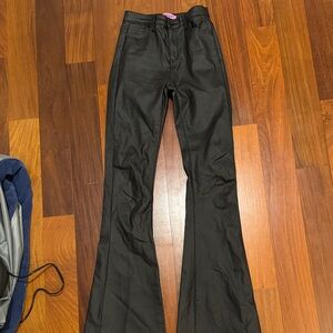 Edikted Faux Leather Jeans Size S In Good Condition